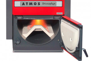 Plamen ve spodní spalovací komoře