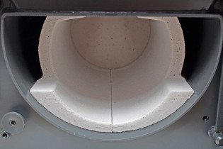 Pohled do spodní spalovací komory