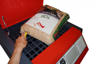 Ukázka standardního doplňování pelet