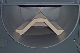 Pohled do spodní spalovací komory - Střecha 